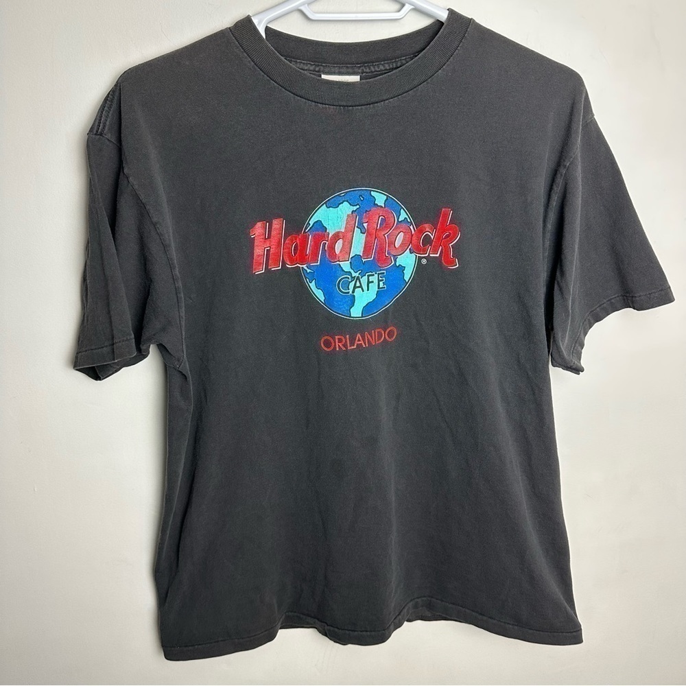 Vintage Hard Rock Cafe Orlando Single Stitch USA Made T-Shirt Mens XL faded